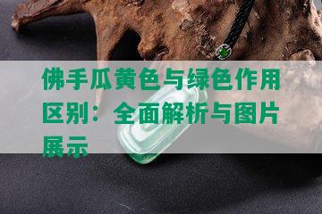 佛手瓜黄色与绿色作用区别：全面解析与图片展示