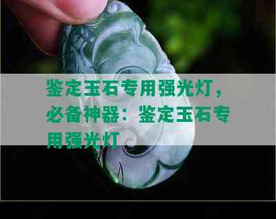 鉴定玉石专用强光灯，必备神器：鉴定玉石专用强光灯