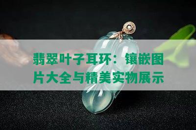 翡翠叶子耳环：镶嵌图片大全与精美实物展示