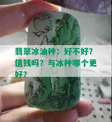 翡翠冰油种：好不好？值钱吗？与冰种哪个更好？