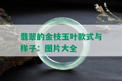 翡翠的金枝玉叶款式与样子：图片大全