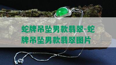 蛇牌吊坠男款翡翠-蛇牌吊坠男款翡翠图片