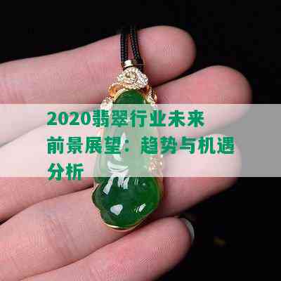 2020翡翠行业未来前景展望：趋势与机遇分析