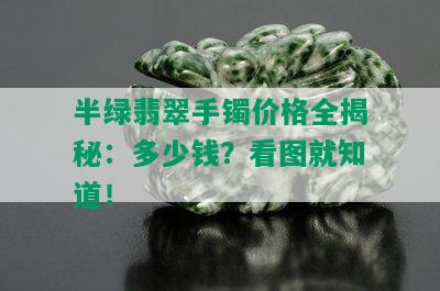 半绿翡翠手镯价格全揭秘：多少钱？看图就知道！