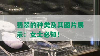 翡翠的种类及其图片展示：女士必知！