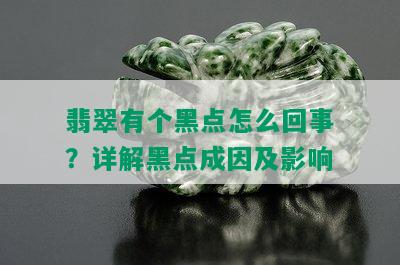 翡翠有个黑点怎么回事？详解黑点成因及影响