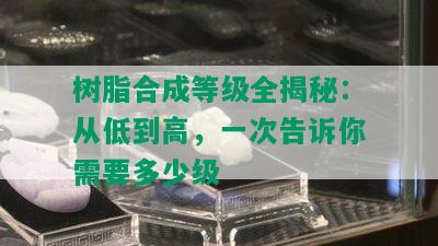 树脂合成等级全揭秘：从低到高，一次告诉你需要多少级