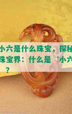 小六是什么珠宝，探秘珠宝界：什么是‘小六’？