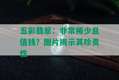 五彩翡翠：非常稀少且值钱？图片揭示其珍贵性