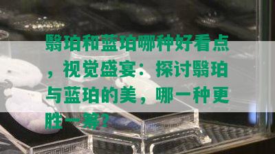 翳珀和蓝珀哪种好看点，视觉盛宴：探讨翳珀与蓝珀的美，哪一种更胜一筹？