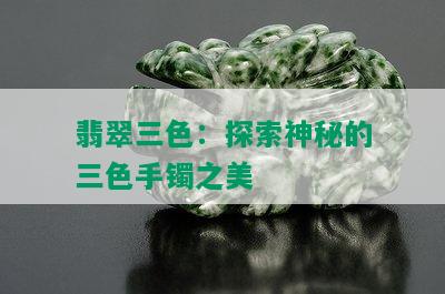 翡翠三色：探索神秘的三色手镯之美