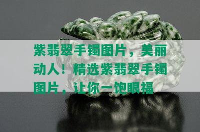 紫翡翠手镯图片，美丽动人！精选紫翡翠手镯图片，让你一饱眼福