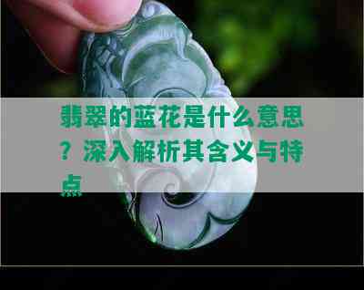 翡翠的蓝花是什么意思？深入解析其含义与特点