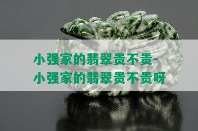 小强家的翡翠贵不贵-小强家的翡翠贵不贵呀