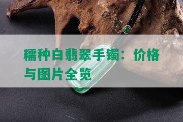 糯种白翡翠手镯：价格与图片全览