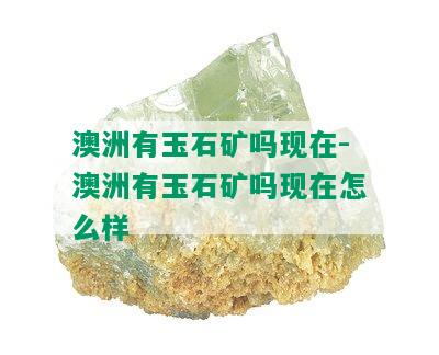 澳洲有玉石矿吗现在-澳洲有玉石矿吗现在怎么样