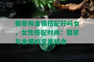 翡翠和金镯搭配好吗女，女性搭配时尚：翡翠与金镯的完美结合