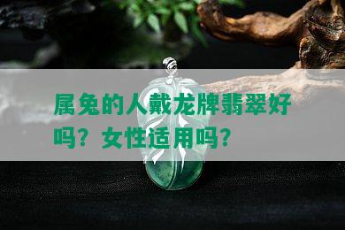 属兔的人戴龙牌翡翠好吗？女性适用吗？