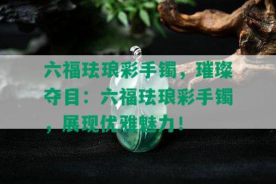 六福珐琅彩手镯，璀璨夺目：六福珐琅彩手镯，展现优雅魅力！