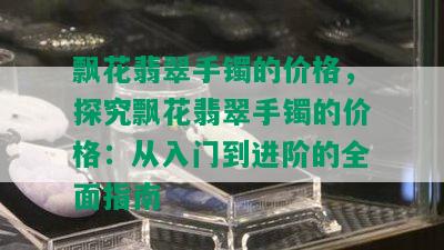 飘花翡翠手镯的价格，探究飘花翡翠手镯的价格：从入门到进阶的全面指南