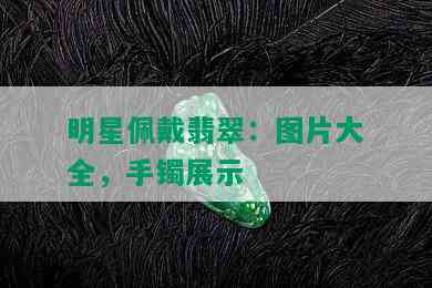 明星佩戴翡翠：图片大全，手镯展示