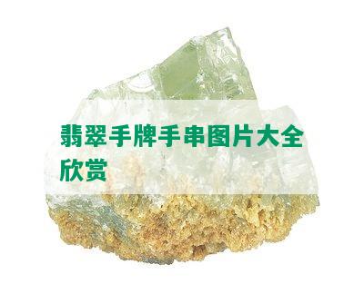 翡翠手牌手串图片大全欣赏