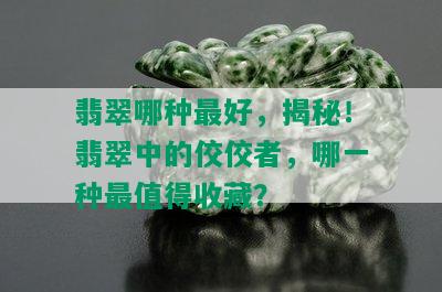 翡翠哪种更好，揭秘！翡翠中的佼佼者，哪一种最值得收藏？