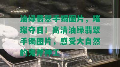 油绿翡翠手镯图片，璀璨夺目！高清油绿翡翠手镯图片，感受大自然的鬼斧神工