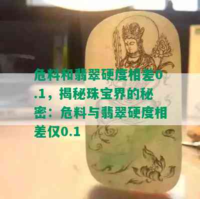 危料和翡翠硬度相差0.1，揭秘珠宝界的秘密：危料与翡翠硬度相差仅0.1