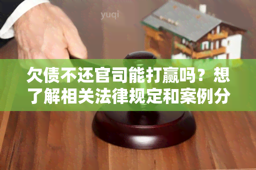 欠债不还官司能打赢吗？想了解相关法律规定和案例分享