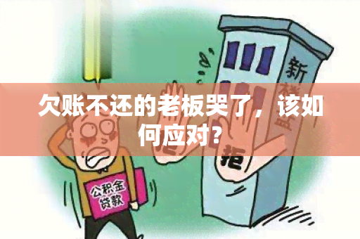 欠账不还的老板哭了，该如何应对？