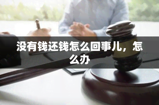 没有钱还钱怎么回事儿，怎么办