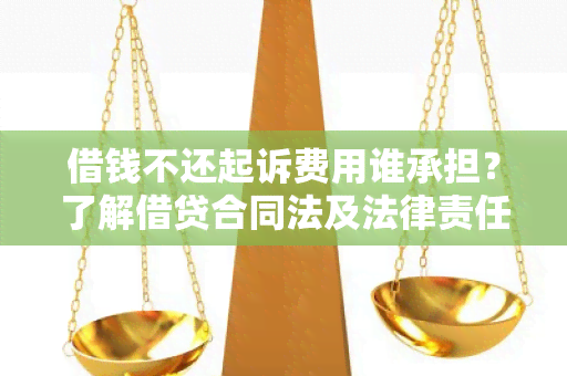 借钱不还起诉费用谁承担？了解借贷合同法及法律责任分担原则