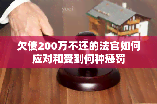 欠债200万不还的法官如何应对和受到何种惩罚