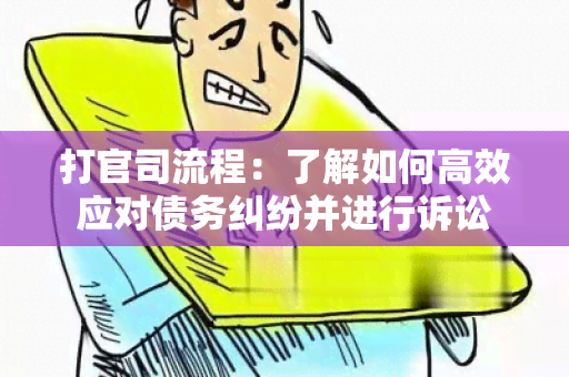 打官司流程：了解如何高效应对债务纠纷并进行诉讼