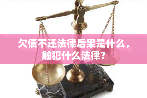 欠债不还法律后果是什么，触犯什么法律？