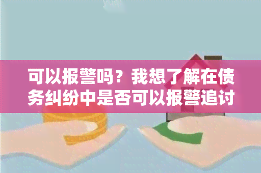 可以报警吗？我想了解在债务纠纷中是否可以报警追讨款