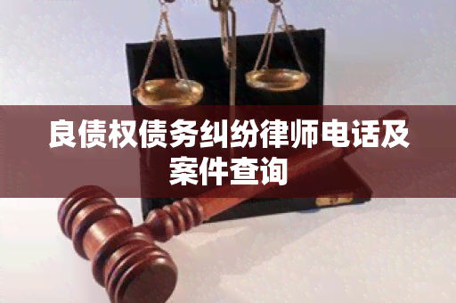 良债权债务纠纷律师电话及案件查询