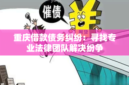 重庆借款债务纠纷：寻找专业法律团队解决纷争