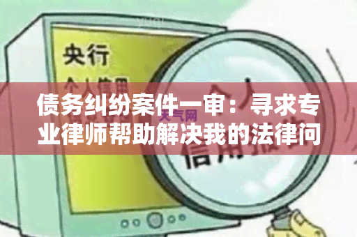 债务纠纷案件一审：寻求专业律师帮助解决我的法律问题