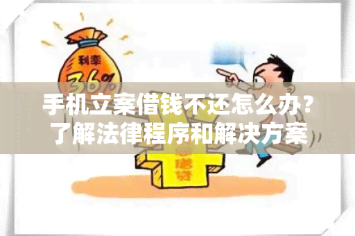 手机立案借钱不还怎么办？了解法律程序和解决方案