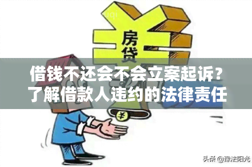 借钱不还会不会立案起诉？了解借款人违约的法律责任