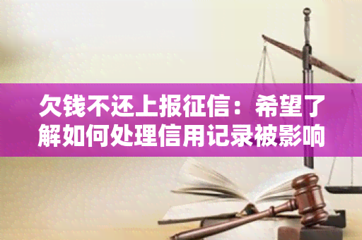 欠钱不还上报：希望了解如何处理信用记录被影响的情况