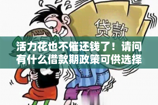 活力花也不催还钱了！请问有什么借款期政策可供选择？