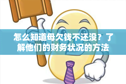 怎么知道母欠钱不还没？了解他们的财务状况的方法