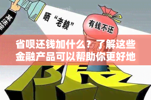 省呗还钱加什么？了解这些金融产品可以帮助你更好地规划还款计划