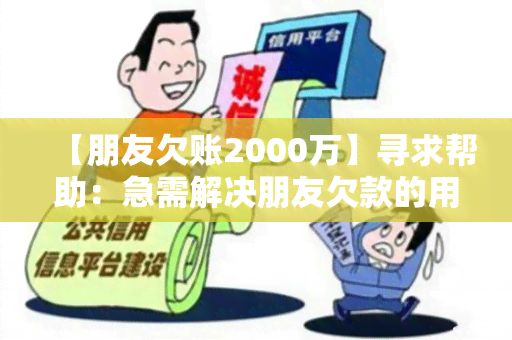 【朋友欠账2000万】寻求帮助：急需解决朋友欠款的用户需求