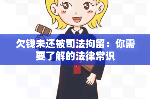 欠钱未还被司法拘留：你需要了解的法律常识