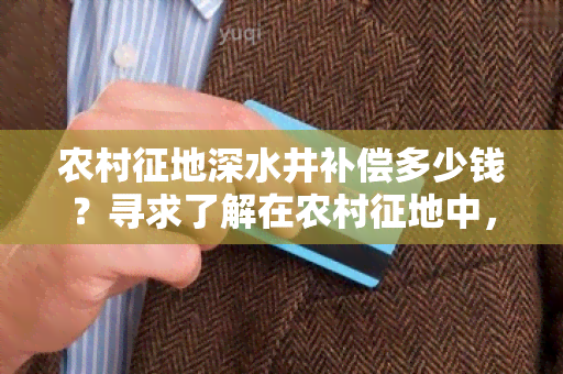 农村征地深水井补偿多少钱？寻求了解在农村征地中，针对深水井的补偿标准和金额