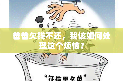 爸爸欠钱不还，我该如何处理这个烦恼？